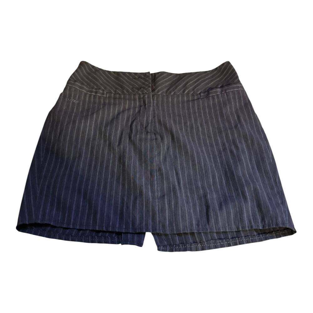 JJOXS Gray Pin Striped Y2K Skirt Size 36 x 32